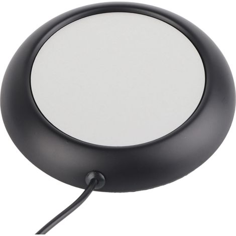 1 Chauffe-tasse USB, Bois de noyer et métal, Chauffage automatique, Compact pour bureau et maison (1/5)