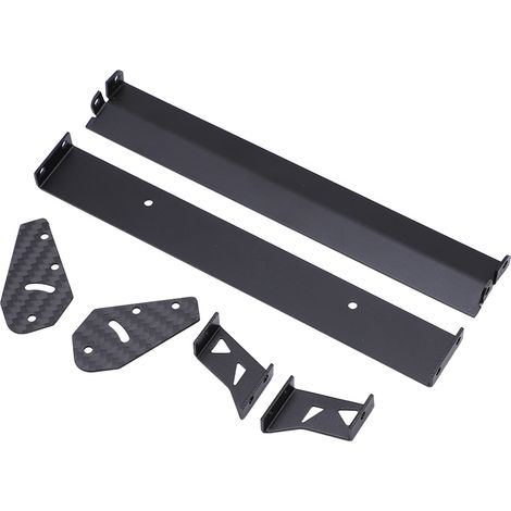 Aileron arrière en alliage d'aluminium pour voiture de course RC 1/10 drift sur route (1/5)
