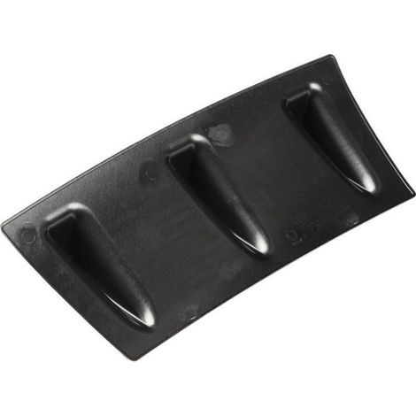 Aileron Diffuseur Chassis Shark Fin - ABS Noir - Universel - Pour Amélioration Aérodynamique - 1 Pièce (1/5)