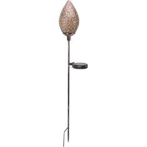 Lampes solaires de jardin étanches IP44, luminaires décoratifs raffinés pour allées de jardin (1/5)