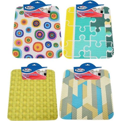 KIT SET 4 PZ MAURY'S TAPPETINO SOFT PER LAVELLO CON FANTASIA 40 X 32 CM (1/2)