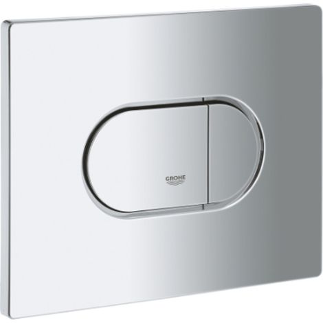 Arena Cosmopolitan Flush Plate Horizontal - Chrome - 38858000 - Upgrade Your Bathroom