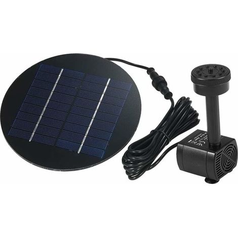 Pompe à eau solaire, kit de panneau solaire pour pompe à eau pour bassin, fontaine ou étang de jardin