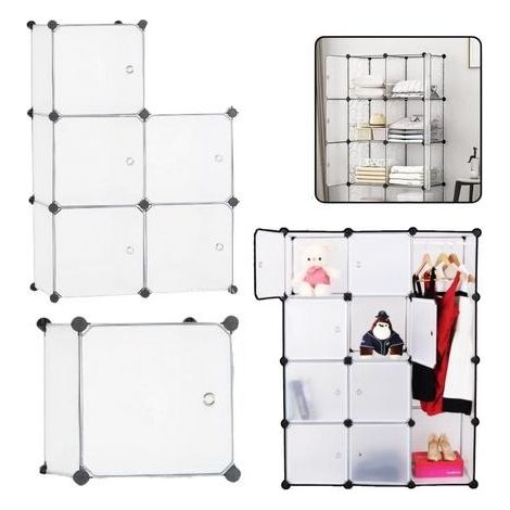 Estanter铆a modular para zapatos y accesorios, 5 compartimentos