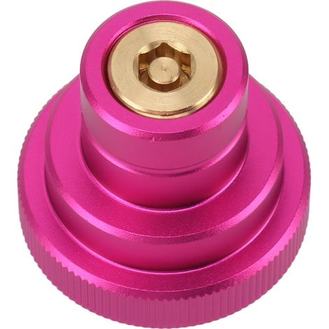 Adaptateur CO2 rapide amélioré pour remplisseur d'eau gazeuse et machine à soda, pour connexion rapide de 4 bouteilles de CO2 TR21, violet (1/5)