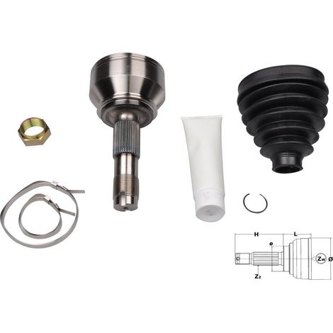 Giunto omocinetico esterno rapido FT25080K