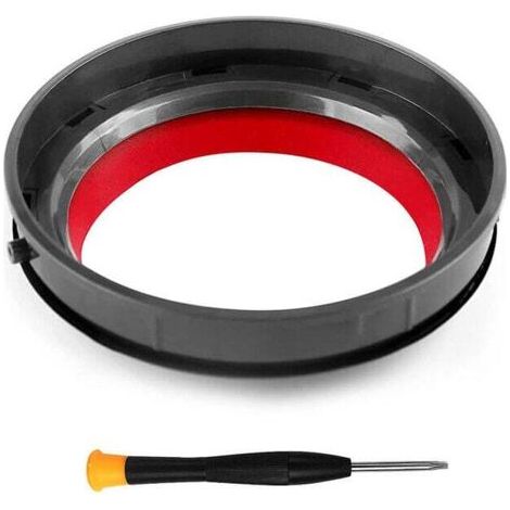 Festdichtung, Festdichtungen kompatibel mit Dyson V10/SV12, Staubsauger-Ersatzteile und Zubehör, inklusive Schraubendreher