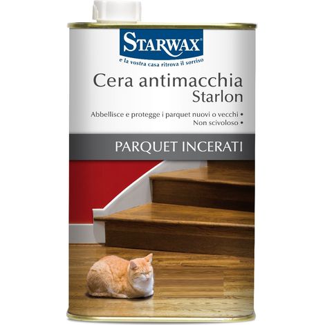 STARWAX - CERA ANTIMACCHIA STARLON PARQUET INCERATI 1lt - LEGNO CHIARO