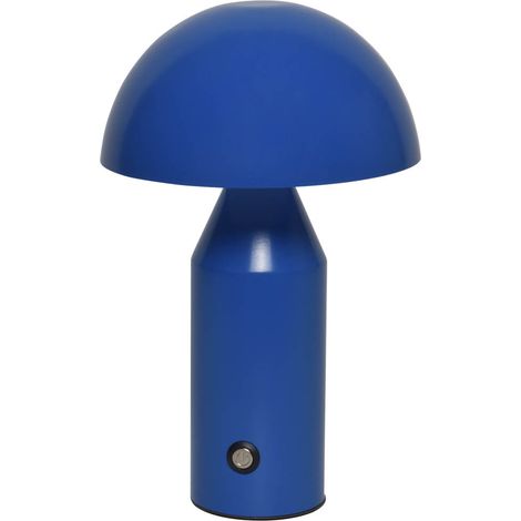Lampe de table champignon bleue LED 2W variable Italux (1/3)