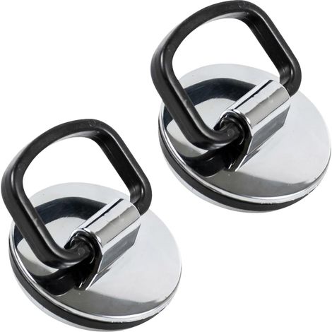 2 Pcs Bath or Kitchen Sink Plugs, 42-46mm Chrome Bath Plug Replacement, Universal Drain Stopper with Handle, Bathroom Basin Plug for Bathroom Kitchen Wash Basin Bathtubs (1/5)