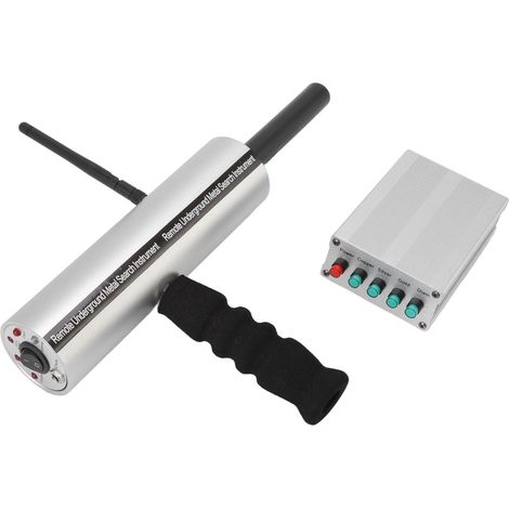 Unterirdischer Aluminium-Metalldetektor, 15 m Tiefe, Silber, Einzelantenne, 1000 m Reichweite, Schatzsucher, 100–240 V EU-Stecker (1/5)