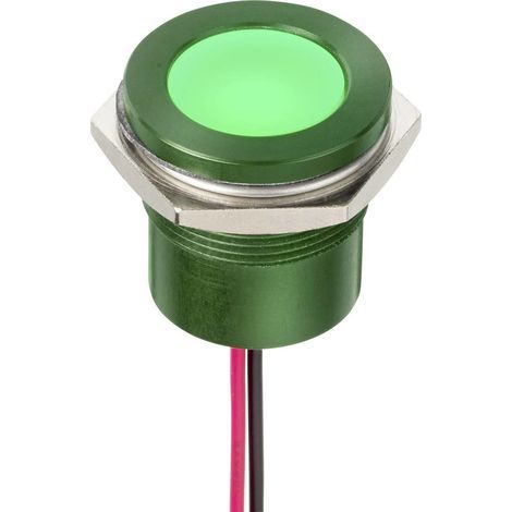 APEM Q22F5AGXXSG24AE Voyant de signalisation LED vert 24 V/AC, 24 V/DC 9.0 V 980 mcd W688141 (1/3)