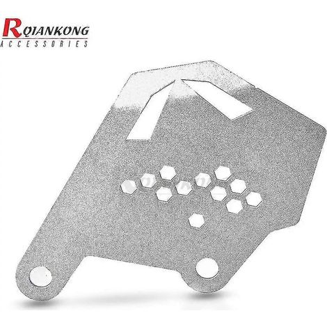 Für BMW R1200GS, R1250GS, R 1250 GS Adventure, R1250R, R1250RS, R1250RT (2013–2024, 2023, 2022): Hinterradbremssattel-Abdeckung – silber