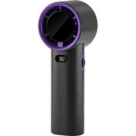 Ventilateur portable à main, mini ventilateur haute vitesse, 100 vitesses, rechargeable USB (léger et compact) (1/5)