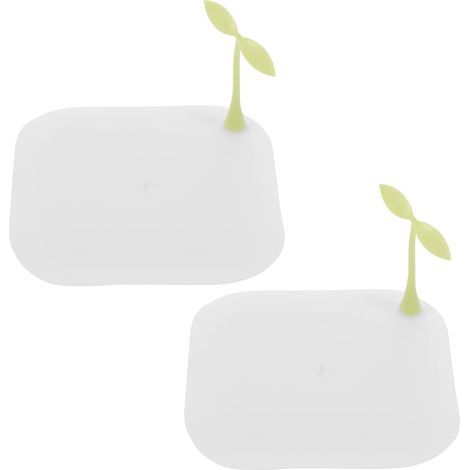 2 Pièces Couvercle Désodorisant Pour Siphon De Sol Attrape Cheveux Couvercle De Vidange Aspiration Baignoire Lavabo Blanche Tampon De Drainage Au Sol Gel De Silice Phoque (1/5)