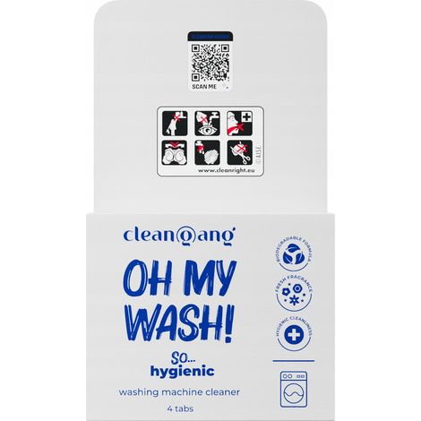 Cleangang Oh My Wash Waschmaschinenreinigungstabletten, 4 Stück. (1/3)