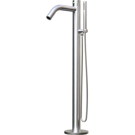 MPC Douche pour baignoire-spa avec mitigeur progressif 3 voies acier inox 316L couleur inox contrôle debit-temperature-direction MX1011-INOX MX1011