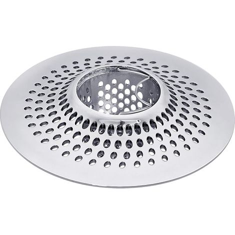 Récupérateur de cheveux pour siphon de baignoire/douche, filtre/passoire en acier inoxydable (Produit breveté) (1/3)