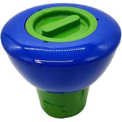 Distributeur de pastilles de chlore/brome flottantes de 7 pouces pour piscines, spas, jacuzzis et fontaines bs (1/4)