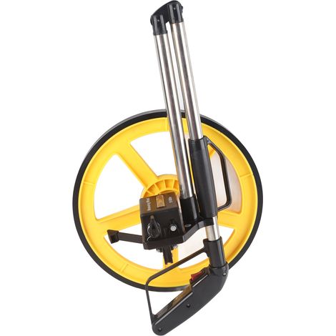 Roue de mesure mécanique de distance, grande roue LED, précision 10cm, capacité 9999ft, compteur roulant pour chantier (1/5)