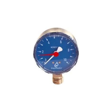 Hydrometer Radial 0-10m Anschluss 12x17
