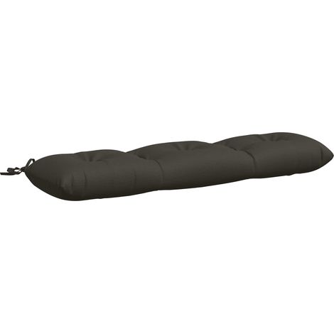 Bankkissen VIANEN 100 % Polyester Anthrazit 120 x 30 x 12 cm vidaXL (1/5)