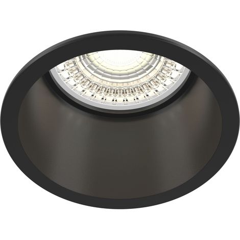 Faretto da incasso Downlight in Alluminio Reif Nero (1/2)