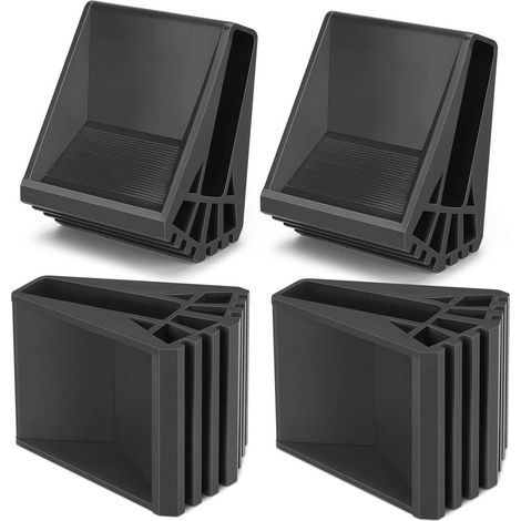 4 Pièces Couvre Pieds D'échelle,Pieds D'escalier Antidérapants en PVC pour Escaliers Revêtements en Caoutchouc Antidérapants, Coussin de Protection D'échelle pour échelles Télescopiques,etc (1/4)