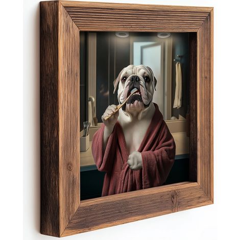 Quadro da parete in MDF con cornice Painting Multicolore (1/3)