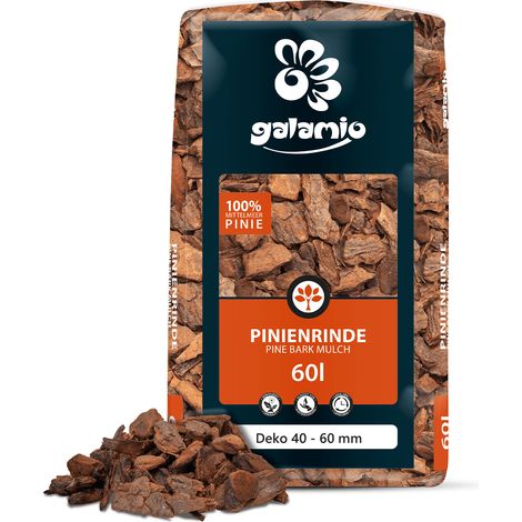 Galamio Rindenmulch Pinie Deko 60l (1/5)