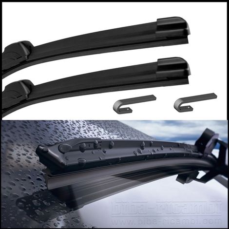 Coppia spazzole tergicristallo aero flat bmw x3 (e83) 550/500 mm