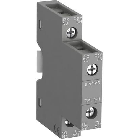 Contatto ausiliario laterale 2 poli na+nc abb cal411 (1/5)