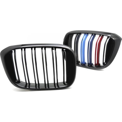 Grille calandre BMW X3 G01 de 2017 a 2021 Noir Brillant 3 couleurs-42679986 (1/4)