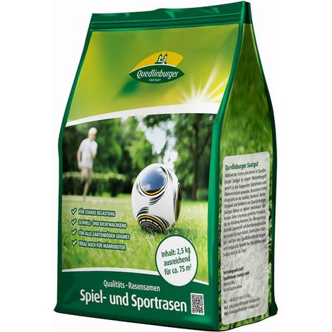 Quedlinburger KLBB Spiel + Sportrasen 2,5 kg - Rasensamen