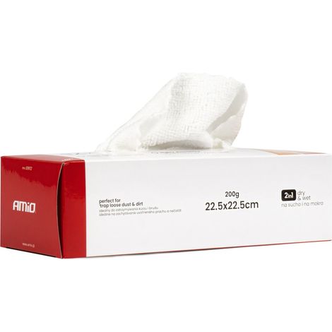 Confezione da 12 salviettine in microfibra, 22,5x22,5 cm, 200 g, amio-03972 (1/3)