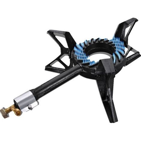 Riscaldatore in ghisa con 1 bruciatore e 3 piedi Ref Gas-4090620
