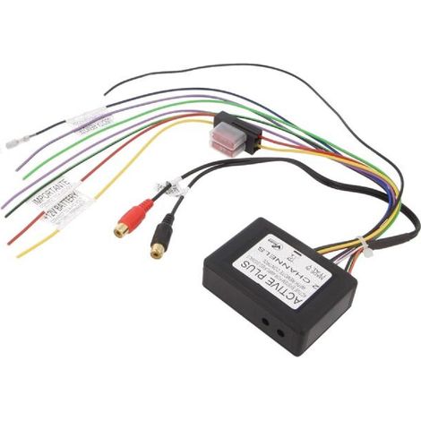 Adaptateur Autoradio pour vehicules avec ampli origine 2 canaux