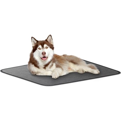Tapis absorbants réutilisables pour animaux de compagnie, tapis de cage lavable en polaire pour chien, tapis antidérapants lavables pour chiots, hamsters, chats et lapins