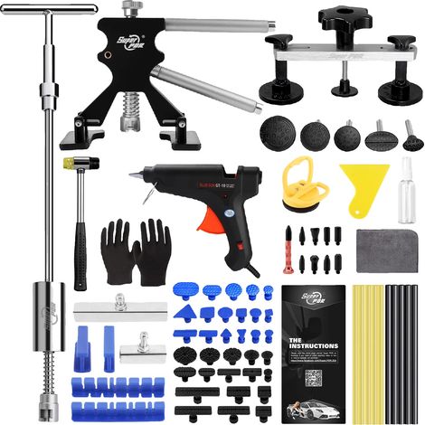 Kit de réparation de bosses de voiture, outils professionnels, facile à utiliser, Ensemble de base (1/2)