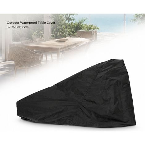 Telo di copertura per tavolo Toivize 325x208x58 cm - Impermeabile - Resistente ai raggi UV - Tessuto Oxford 210D durevole per mobili da giardino esterni (1/4)