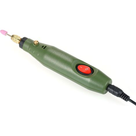 Mini meuleuse électrique multifonctionnelle DC12V, kit d'outil rotatif pour fraisage, polissage et gravure (1/4)