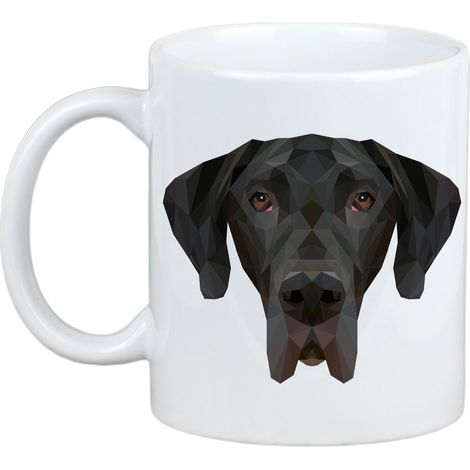 Gran Danés I - taza con una foto y la inscripción perro geométrico Art-Dog (1/5)