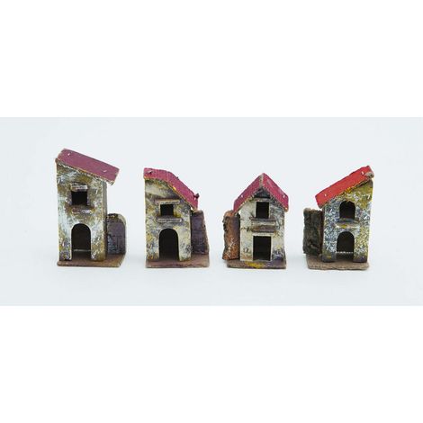 Disp.Casolare Singolo Cm.5X3,5X10,5H 2 Modelli Assortitoi decorazione di Natale