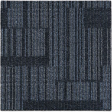 Karat – Dalles de moquette 50 x 50 cm – Antistatiques et absorbant les sons – Poils bouclés en polypropylène – Classe d'utilisation 31 pour espaces commerciaux