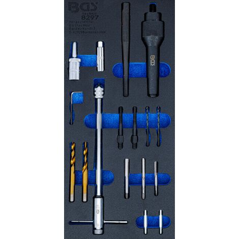 [NEUWERTIG] B-Ware Bgs Glühkerzensatz Werkzeugset Glühkerzen Ausbau Reparatur M8 M10 17tlg (1/2)