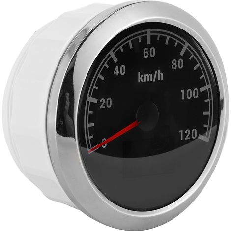 85-mm-Multifunktions-GPS-Tachometer mit Richtungs- und Winkelanzeige, 120-km/h-Tachometer, Kilometerzähler für Motorrad, Boot, Auto, wasserdichtes Instrument (1/5)