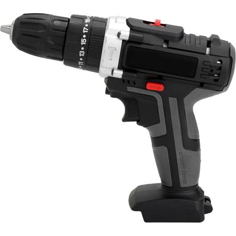 21V Cordless Multi-Function Electric Hammer Drill, High-Power Lithium Battery, Cordless Rechargeable Hand Drill, Brushed Motor, DIY Power Tools for DIY (1/5)