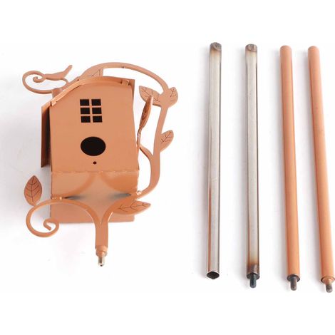 Maison Pour Oiseaux - En Fonte Et Métal - Pour Jardin Extérieur Ou Intérieur - 5 Modèles Disponibles - 1 Pièce (1/5)