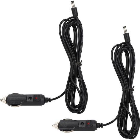 Double Prise Allume-Cigare avec Câble Long 3m et Indicateur Lumineux (1/5)