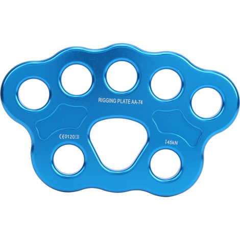 Plaque de connexion 8 trous 45KN pour répartiteur d'ancrage - Équipement d'escalade et activités outdoor (1/5)